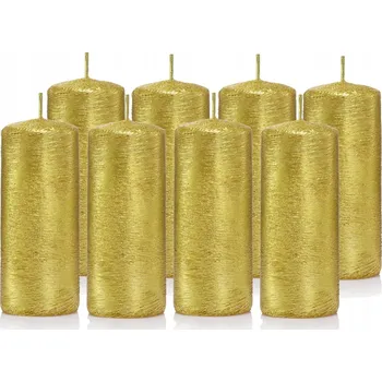 Svíčka Tradiční parafinová svíčka bez vůně Drobo 8 ks