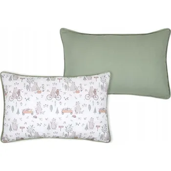 Polštář POLŠTÁŘ DEKORAČNÍ BAVLNĚNÝ PRO DĚTI, OBDÉLNÍKOVÝ POLŠTÁŘEK 30 x 45 cm