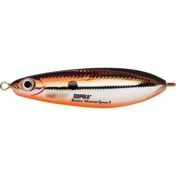 Umělá nástraha Wobler Rapala Rattlin Minnow Spoon 08 SBR
