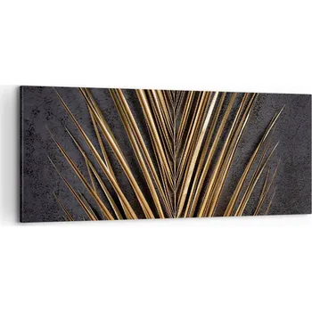 Obraz Foto obraz na plátně 100x40 list palmy, obraz do obýváku i ložnice na zeď, velký