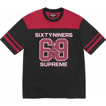 Pánské oblečení Supreme Supreme®/HYSTERIC GLAMOUR 69 Football Top / Black Barva: Černá, Velikost: XL