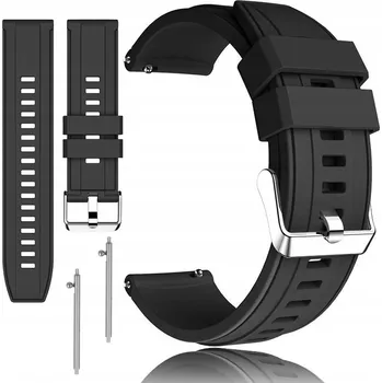 Řemínek na hodinky Řemínek Aristex pro Huawei 22mm černý