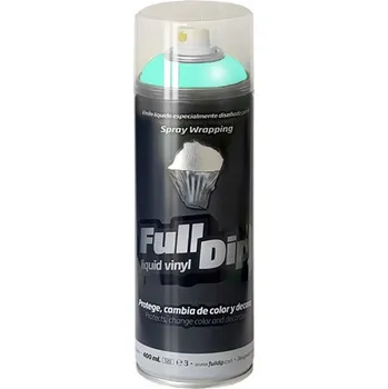 Barva ve spreji FULL DIP Fólie gumový ve spreji PARADISE GREEN MET.