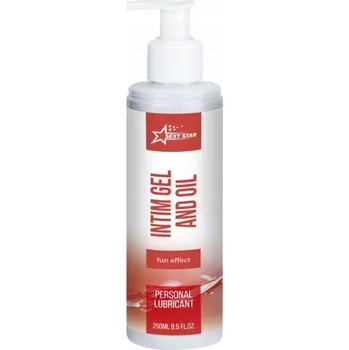 SEXY STAR INTIMNÍ LUBRIKAČNÍ GEL A OLEJ 250ML