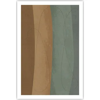 Obraz Obraz plakát do obýváku nebo ložnice 61x91 cm - abstraktní motiv, plakáty na zeď bez rámu