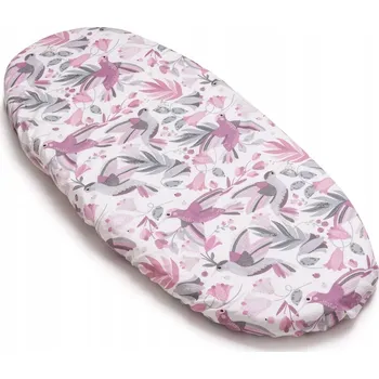 Prostěradlo Prostěradlo do korbičky kočárku kolébky s gumou bavlněné