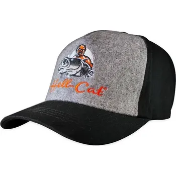 Módní doplněk Kšiltovka Hell-Cat Black/Grey