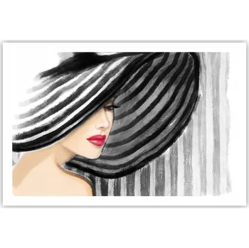 Obraz Obraz plakát do obýváku ložnice 91x61 žena foto na zeď bez rámu