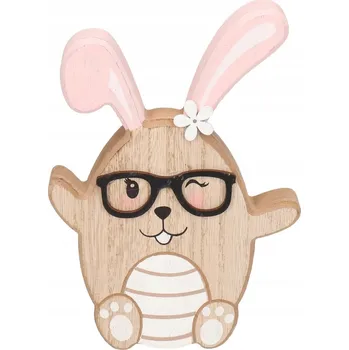 Obraz ZAJÍC ZAJÍČEK VELIKONOČNÍ DŘEVĚNÁ FIGURKA 16