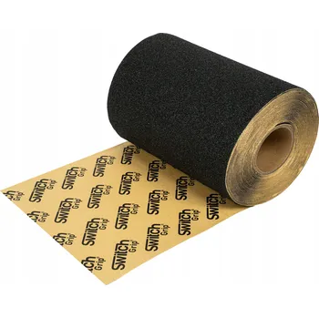 Lepicí páska Protiskluzová páska silná 28 cm x 1 m, drsná BOZP, černá, schody na podlahu