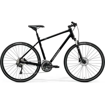 Sport MERIDA CROSSWAY 300 GLOSSY BLACK(MATT SILVER), vel. L