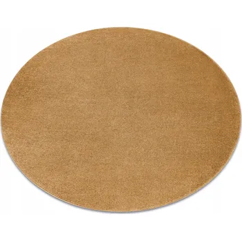 Koberec KOBEREC SOFTY hladký kulatý 200 cm ZLATÝ #AF903