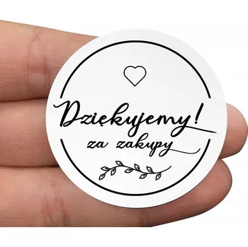 Obraz Samolepka s knižním/komiksovým motivem "Děkujeme za nákup"