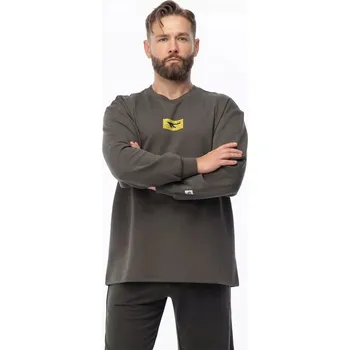 Pánská mikina PÁNSKÁ BAVLNĚNÁ MIKINA BEZ KAPUCE HI-TEC WEGA VELIKOST XXL