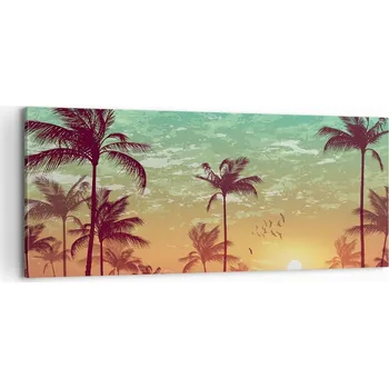 Obraz Foto obraz na plátně 100x40 krajina obývací pokoj ložnice na zeď velký