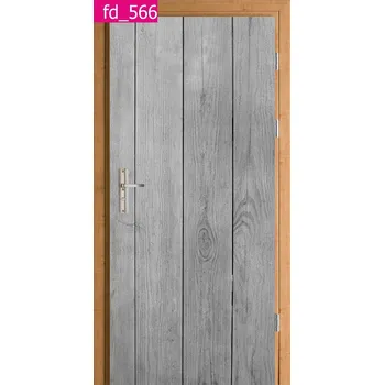 Fototapeta Fólie / Samolepka na dveře Šedá prkna dřevo