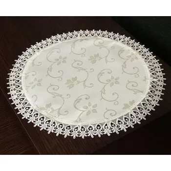 Obraz Běžec na stůl krémový 100 x 100 cm