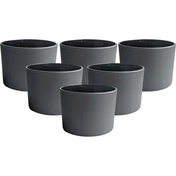 Svíčka Skleněná nádoba na vonné svíčky 150 ml černá, 24 ks