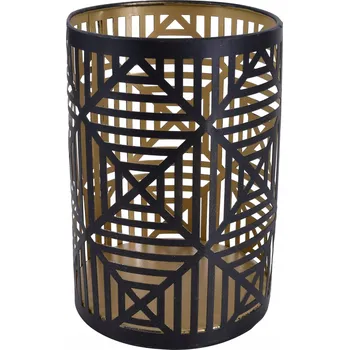 Obraz Indická kovová lucerna na svíčku dekorativní Agra M 18 cm kov měď