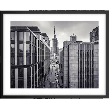 Obraz Foto obraz plakát na zeď v černém rámu 50x40 město plakáty do obýváku