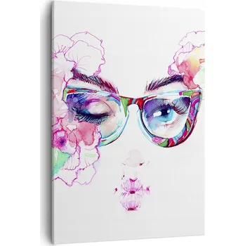 Obraz Obraz na plátně do obýváku ložnice 50x70 abstrakce obrazy na zeď