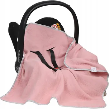 Zavinovačka BABYMAM MUŠELÍNOVÝ ZAVINOVAČKA DEKA NOSÍTKA AUTOSEDAČKY