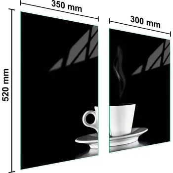 Kuchyňské prkénko Krájecí deska TMK ArtDeko sklo 2 ks