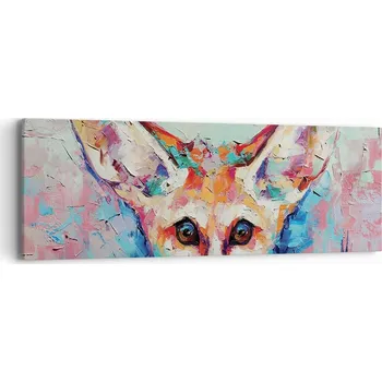 Obraz Obraz na plátně do obývacího pokoje ložnice 90x30 abstrakce foto obrazy na zeď