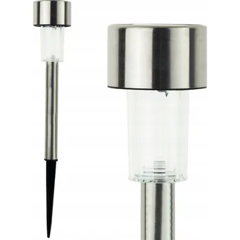 Venkovní osvětlení ZAHRADNÍ SOLÁRNÍ LAMPA LED SVĚTLO SOLÁRNÍ LAMPY Z NEREZOVÉ OCELI