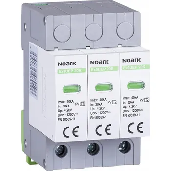 Jistič Přepěťová ochrana 3P 1000V DC 20/40kA Noark