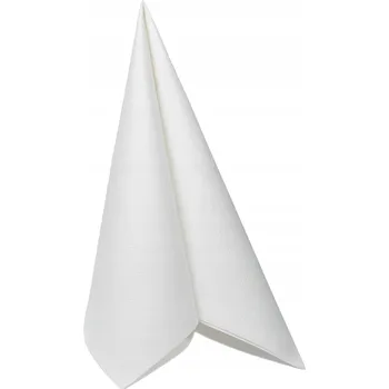 Papírový ubrousek UBROUSKY PUNTA PERFOROVANÉ PAW 38x38 BÍLÉ 50 ks