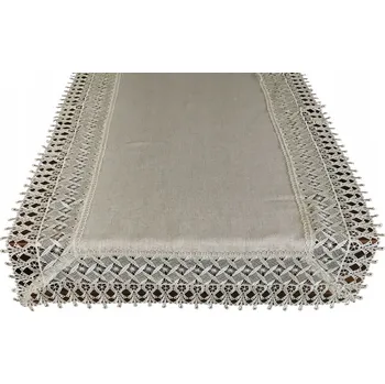 Prostěradlo Běžec na stůl béžový 160 x 40 cm