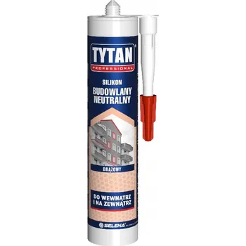stavební silikon Stavební silikon Tytan Professional 280 ml Hnědý Univerzální Neutrální