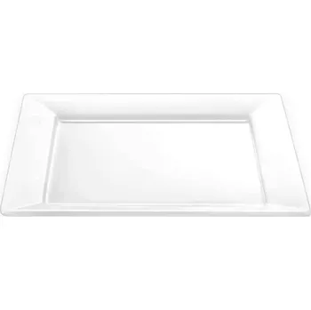 Talíř Dezertní talíř 18,5x18,5 cm z bílého porcelánu WILMAX, čtvercový, mělký