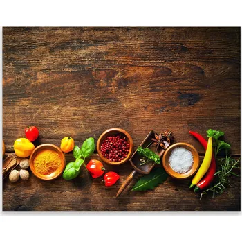 Obraz Skleněná Ochranná Deska a Krájecí Prkénko | Indukce, Sporák ds-0447