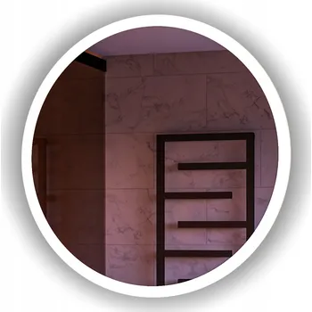 Zrcadlo LUSTRO OKRĄGŁE LED FI 90cm KOUPELNOVÉ ZRCADLO S LED PODSVÍCENÍM