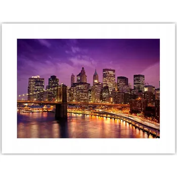Obraz Obraz plakát do obýváku ložnice 40x30 město foto na zeď bez rámu
