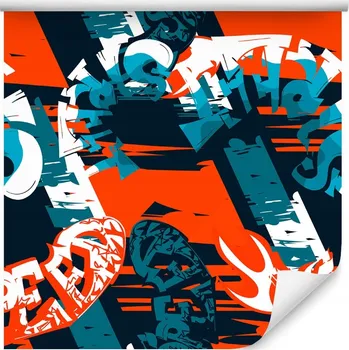 Tapeta Tapeta na zeď pro mládež graffiti kresby nápisy