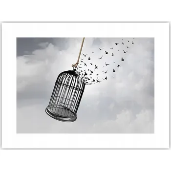 Obraz Obraz plakát do obýváku ložnice 40x30 abstrakce foto na zeď bez rámu