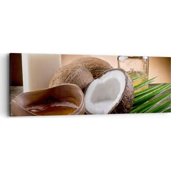Obraz Obraz na plátně do obýváku, ložnice 90x30 kokos foto obrazy na zeď