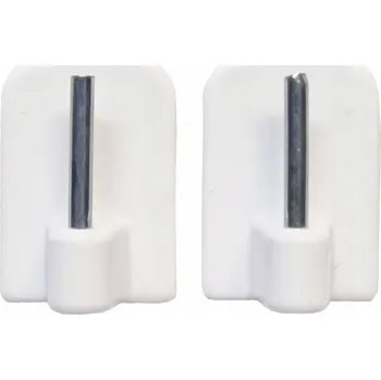 Věšák Háčky na záclony, samolepicí ramínko, 2 ks.