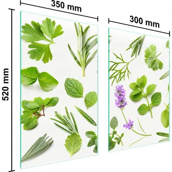 Kuchyňské prkénko Krájecí deska TMK ArtDeko sklo 2 ks