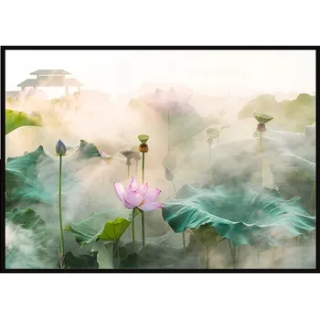 Obraz OBRAZ PLAKÁT V RÁMU 53x73 cm Květiny P1225