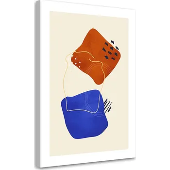 Obraz OBRAZ NA PLÁTNĚ Abstraktní boho tvary CANVAS 40x60