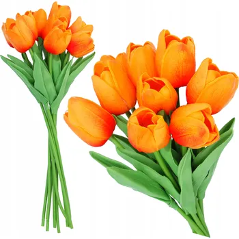 umělá květina TULIPÁN UMĚLÉ TULIPÁNY jako živé dekorativní kytice do vázy Velikonoce