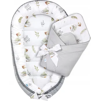 Hnízdečko pro miminko Hnízdečko pro miminko se zavinovačkou - sada bavlna/velvet Pepi