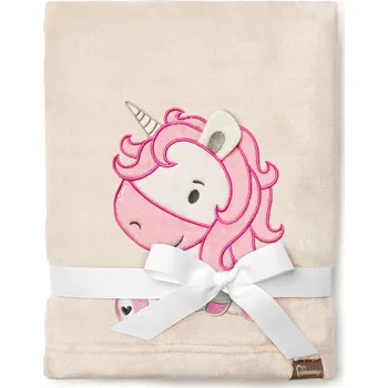 Dětská deka Be Mammy Dětská deka s 3D motivem Mazlíček dárek svátky 76x102 BE-168