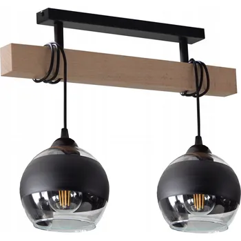 Lustr Závěsný Stropní Svítidlo STROPNÍ SVÍTIDLO LED E27 Dřevěný do Obýváku Pokoje