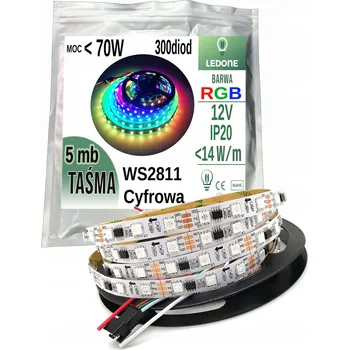 LED osvětlení LED pásek RGB IP20 12V 70W Magic WS2811 digitální 5m
