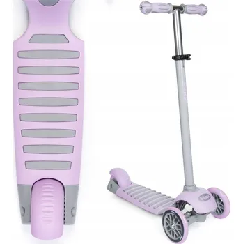 Koloběžka BOPPI, Sportovní tříkolová koloběžka pro děti 3-8 let, Fialová